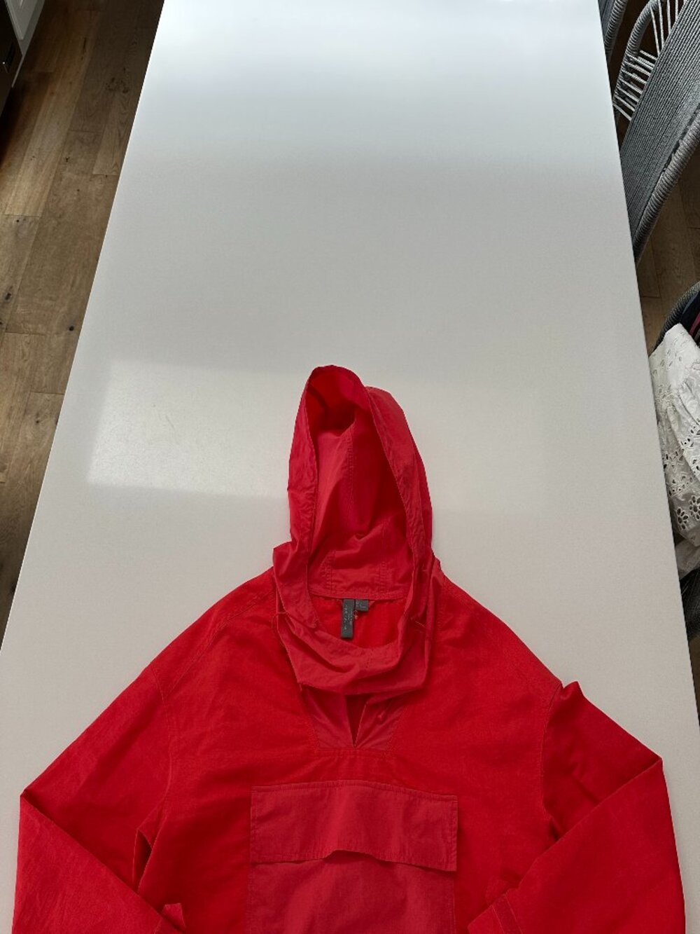 Sweaty Betty Nomad Pullover Jacket Hoodie in Tulip Red Size 6